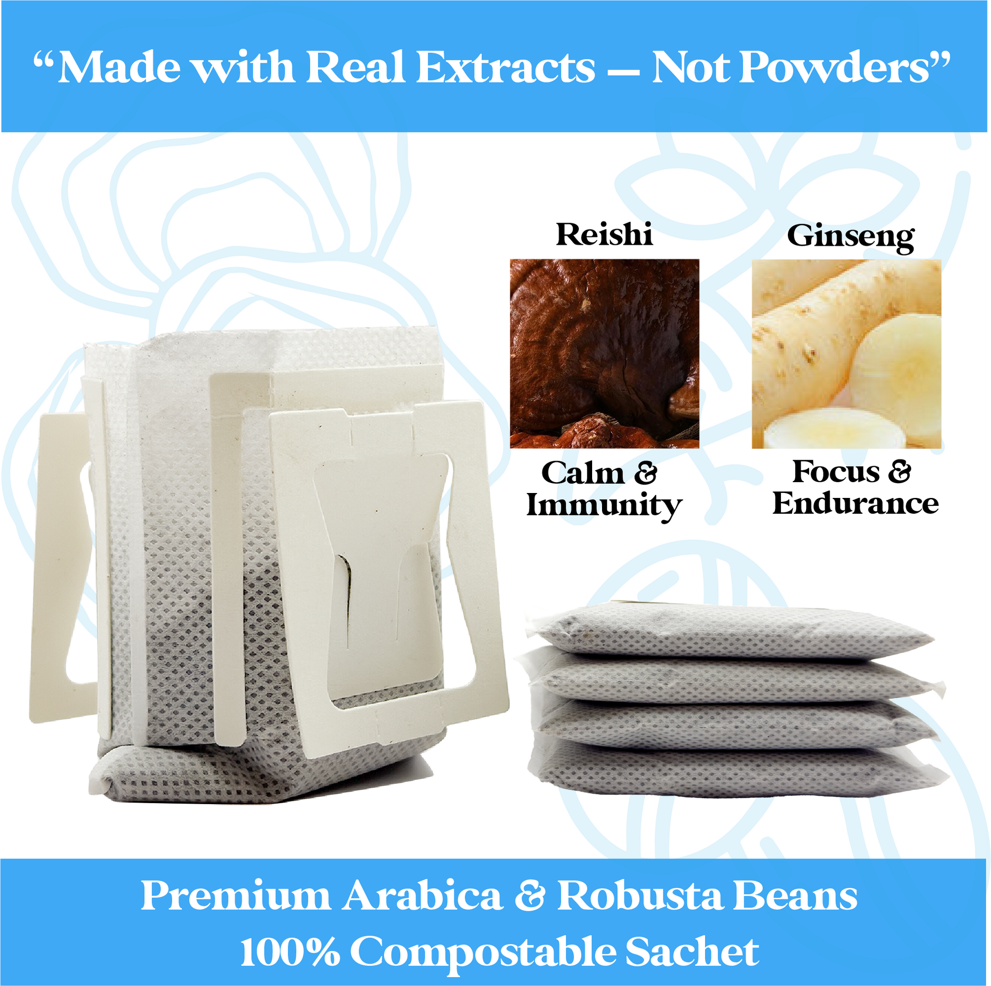 Focus Drip French Roast Mushroom Coffee (5ct.)