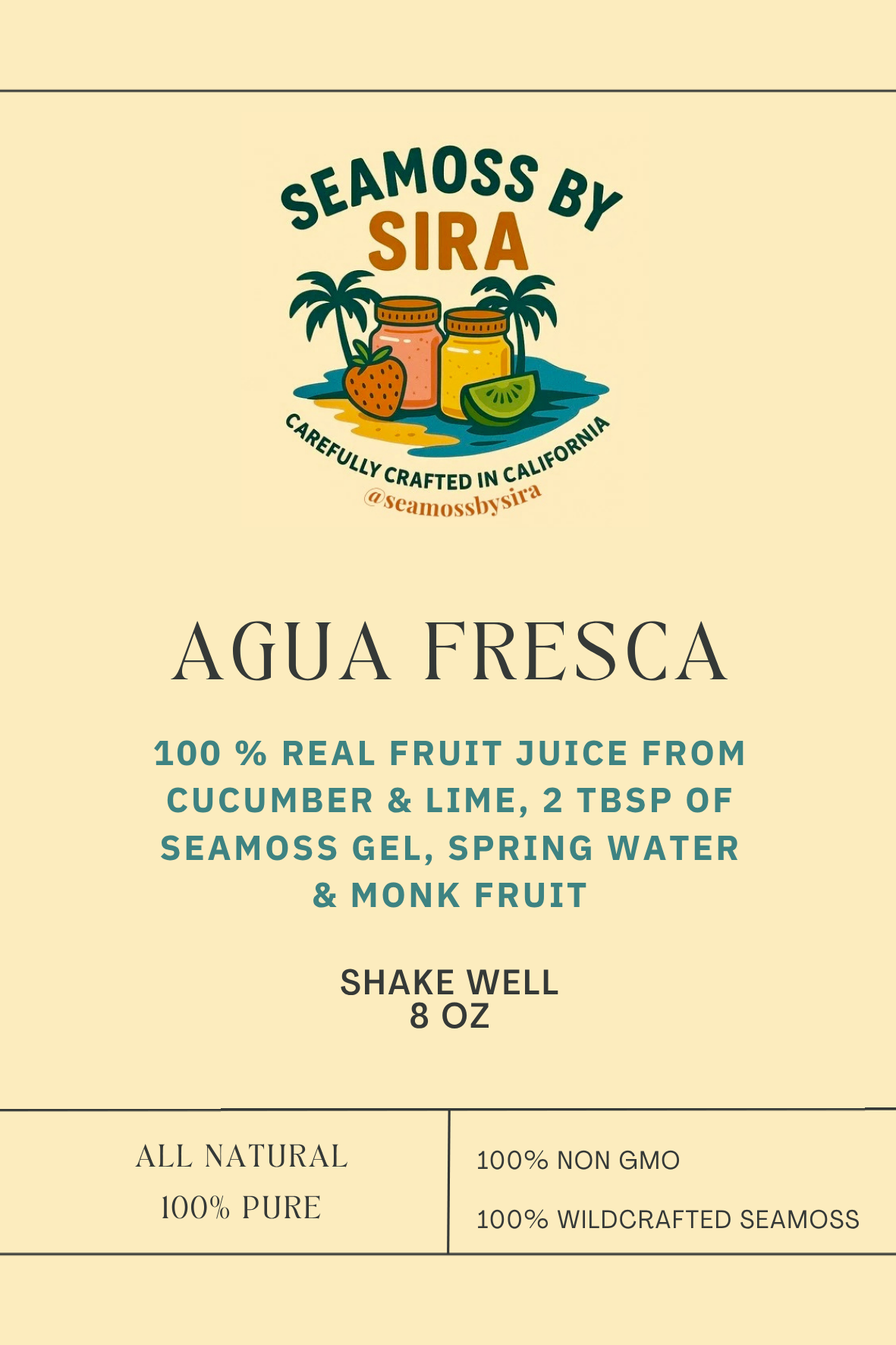 Cucumber Lime Agua Fresca