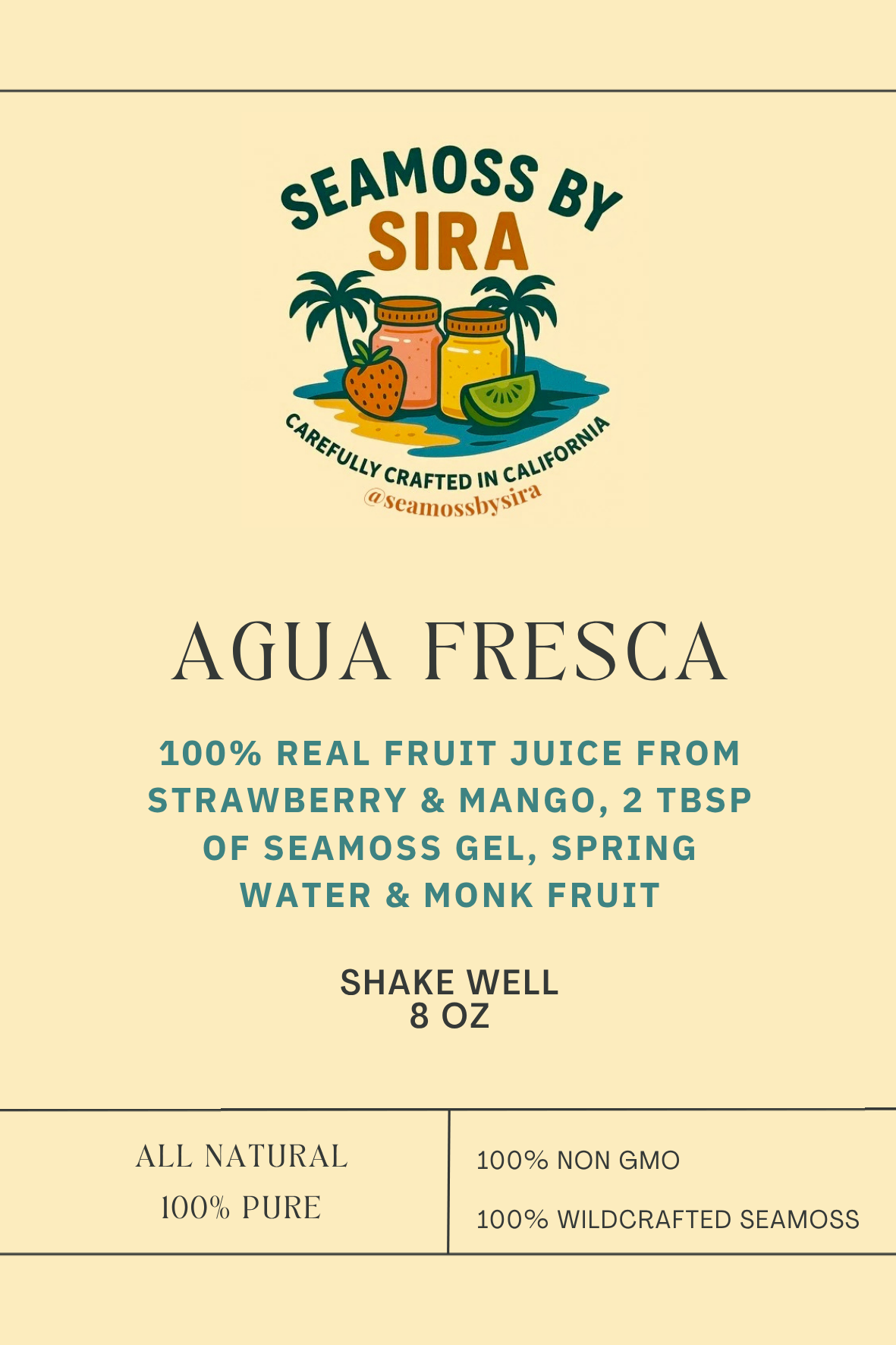 Strawberry Mango Agua Fresca